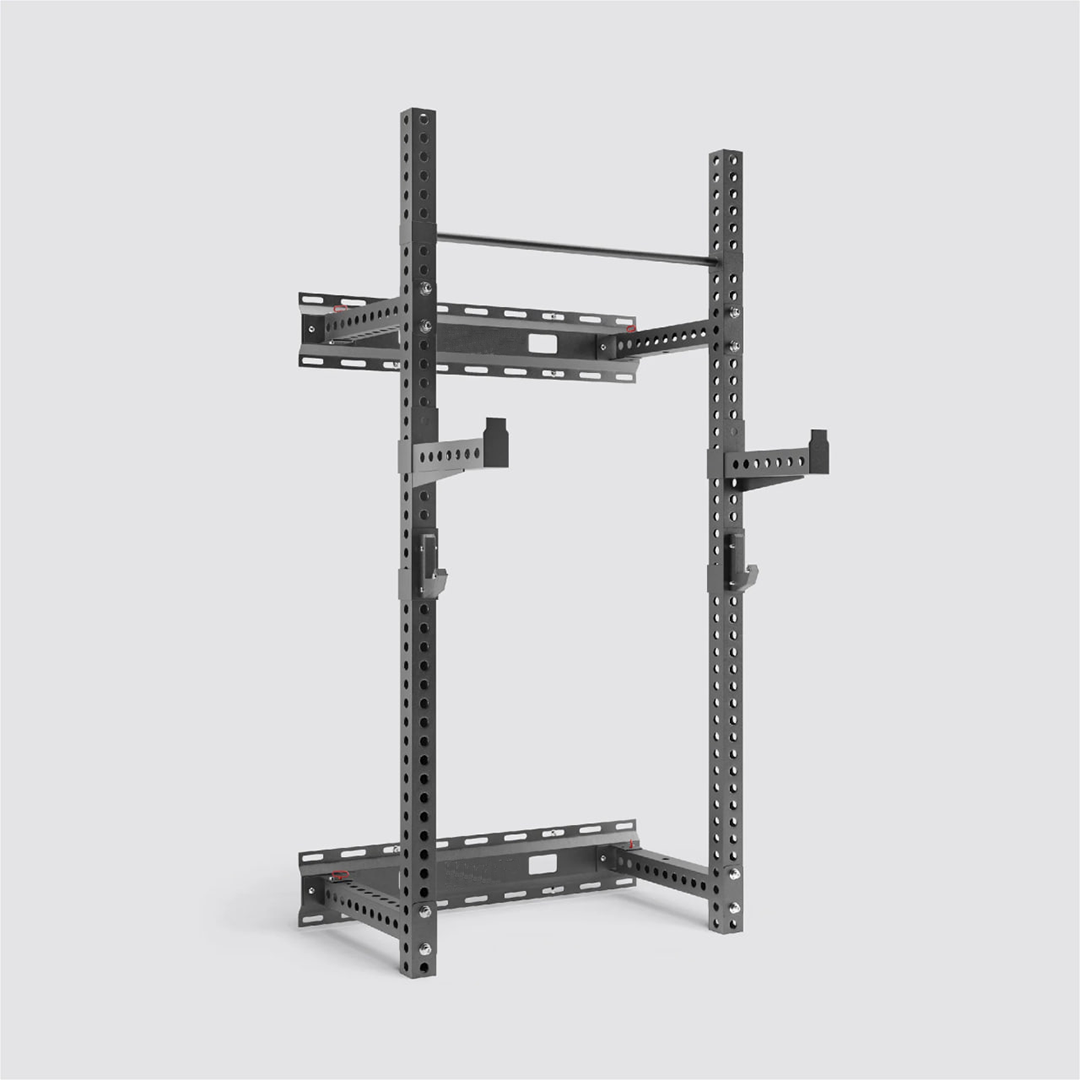 Fitbol Foldable Wall Rack 0.2 for compact home gym setup