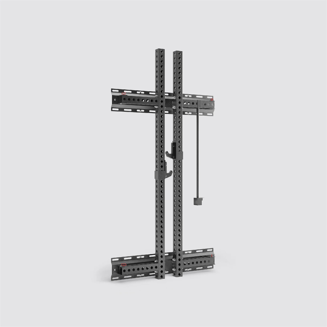 Fitbol Foldable Wall Rack 0.2 with adjustable features