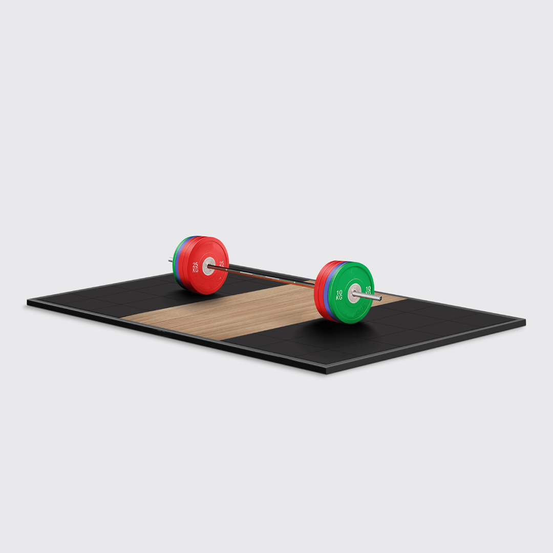 Fitbol 8' x 8' Lifting Platform designed for weight training
