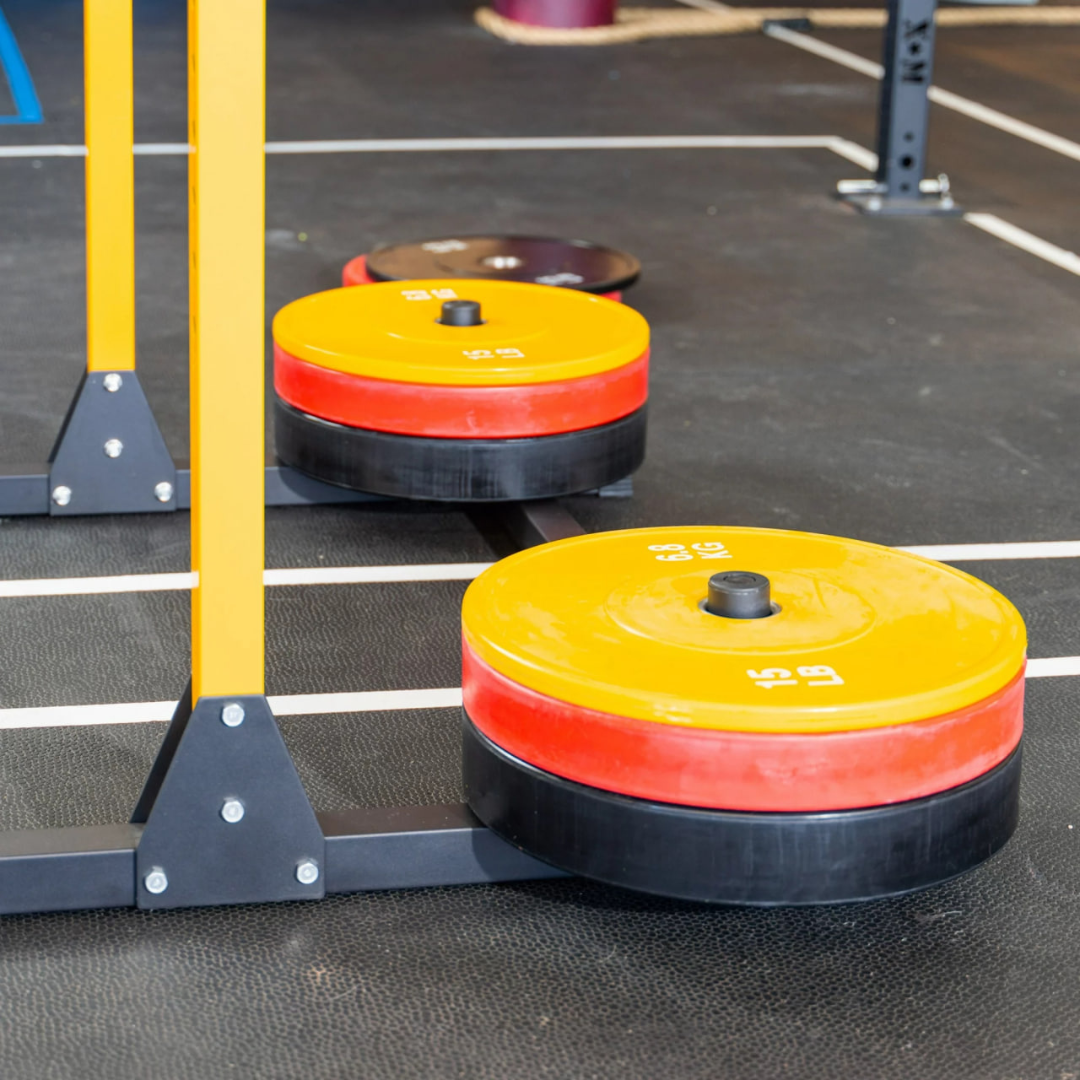 Fitbol Rubber Bumper Plates - Pair for weightlifting